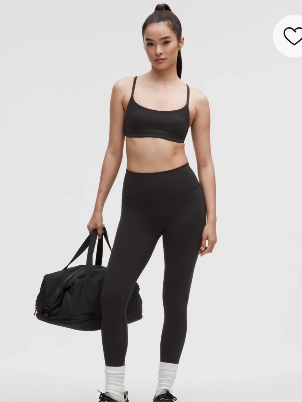 lululemon Wunder Train Black High Rise Tight 25” - Picture 4 of 9